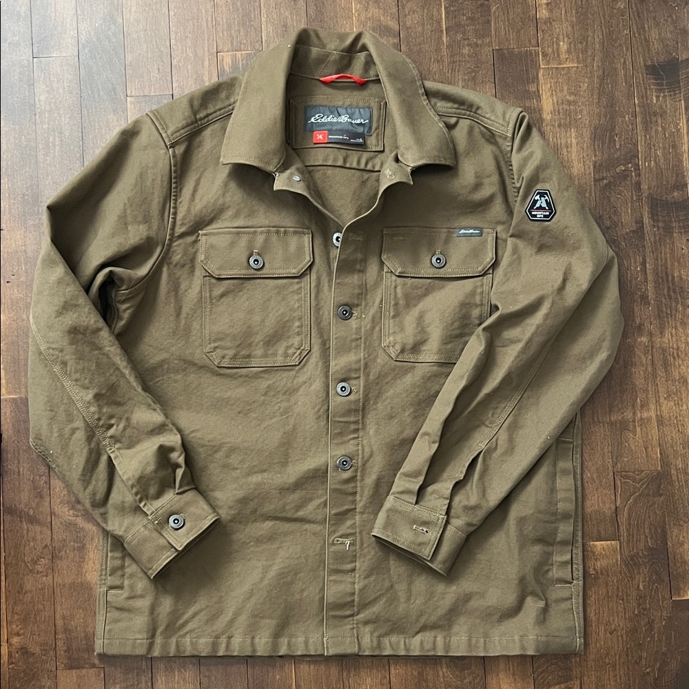 Eddie Bauer Men's Mountain Ops Brown Shirt Jacket